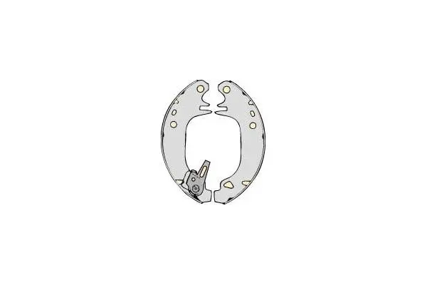 Brake Shoe Set (M607)