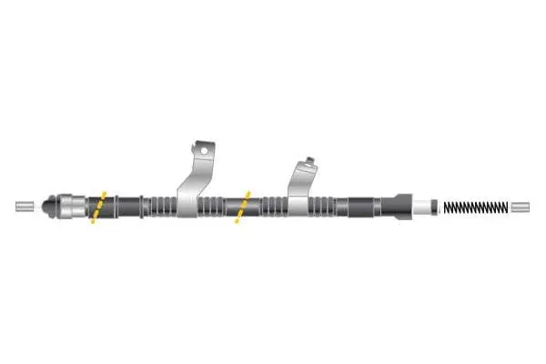 Cable Pull, parking brake (CF6199)