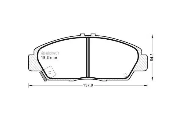 Brake Pad Set, disc brake (379)