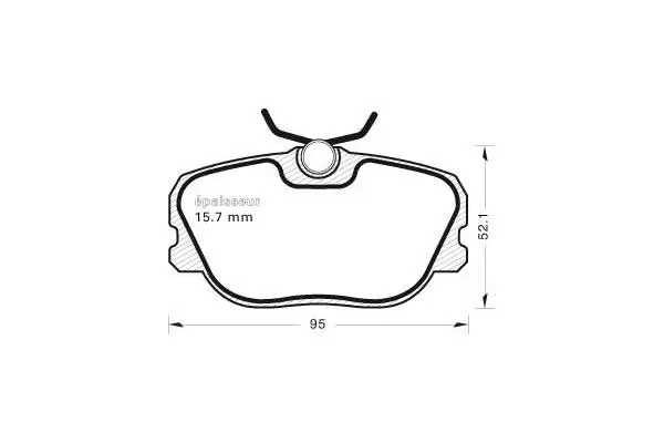 Brake Pad Set, disc brake (230)