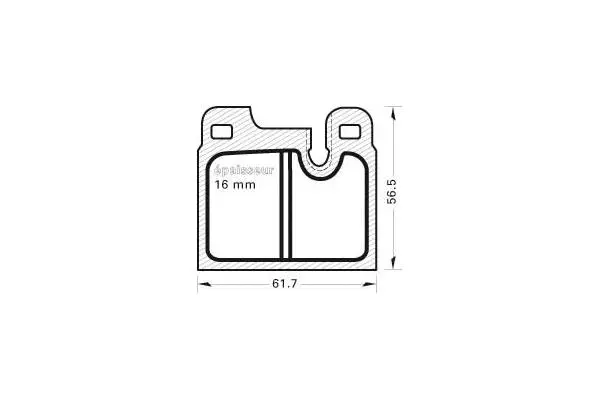 Brake Pad Set, disc brake (141)