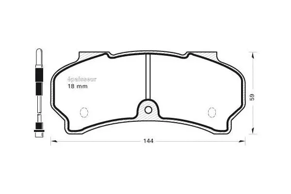Brake Pad Set, disc brake (218)