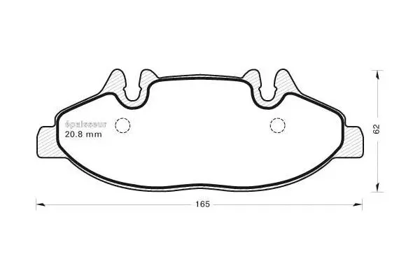 Brake Pad Set, disc brake (748)