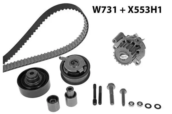 Water Pump & Timing Belt Kit (731K2)