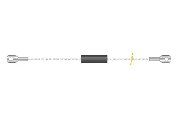 Cable Pull, parking brake (CF5526)