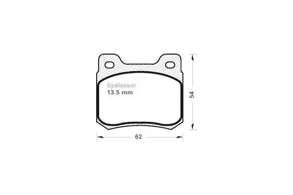 Brake Pad Set, disc brake (181)