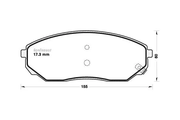 Brake Pad Set, disc brake (712)