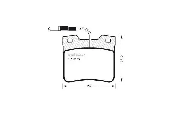 Brake Pad Set, disc brake (249)