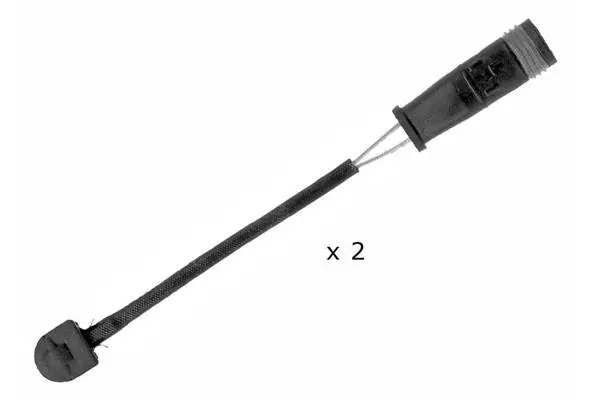 Warning Contact, brake pad wear (TU149)