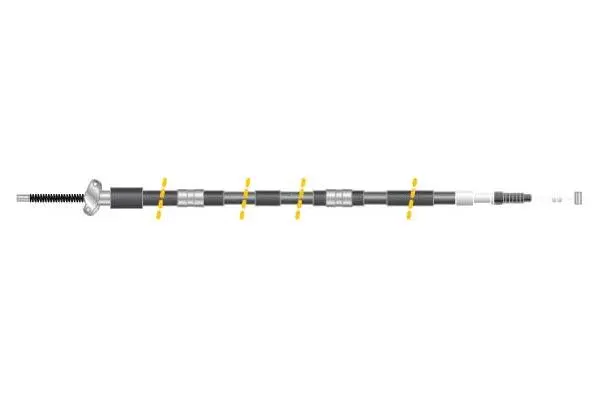 Cable Pull, parking brake (CF5512)