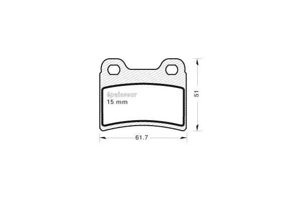 Brake Pad Set, disc brake (401)