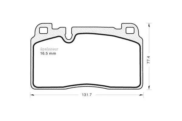 Brake Pad Set, disc brake (1121)