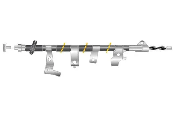 Cable Pull, parking brake (CF6212)