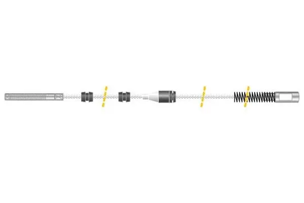 Cable Pull, parking brake (CF5332)