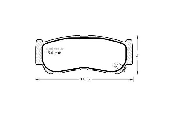 Brake Pad Set, disc brake (900)