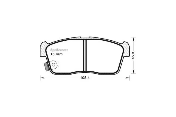 Brake Pad Set, disc brake (627)