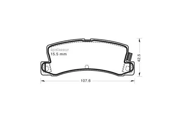 Brake Pad Set, disc brake (738)