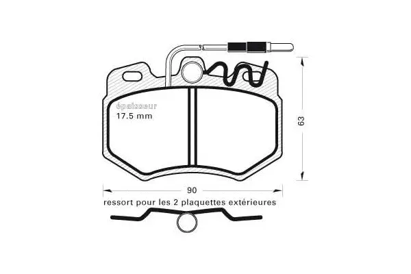 Brake Pad Set, disc brake (201)