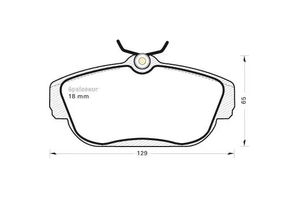 Brake Pad Set, disc brake (298)