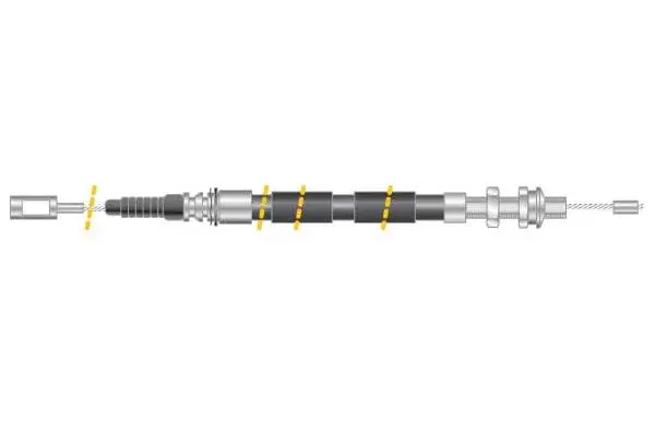 Cable Pull, parking brake (CF5361)
