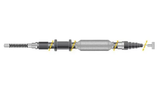 Cable Pull, parking brake (CF5014)