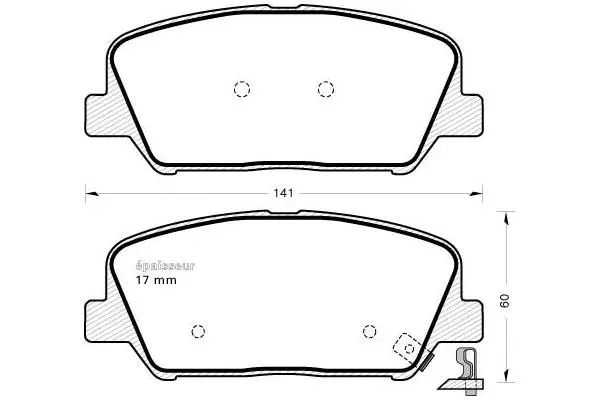 Brake Pad Set, disc brake (1149)