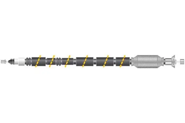 Cable Pull, parking brake (CF6006)