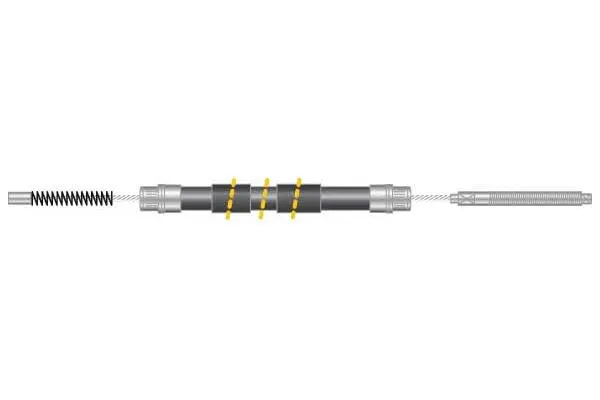Cable Pull, parking brake (CF5496)