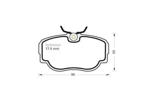 Brake Pad Set, disc brake (228)