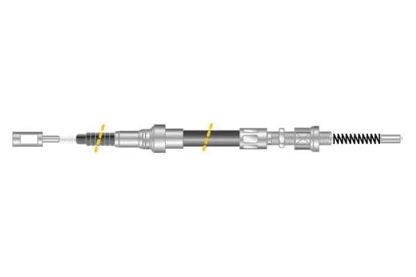 Cable Pull, parking brake (CF5065)