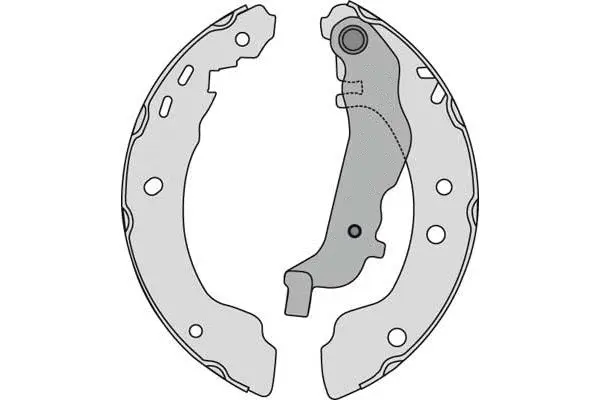 Brake Shoe Set (M703)