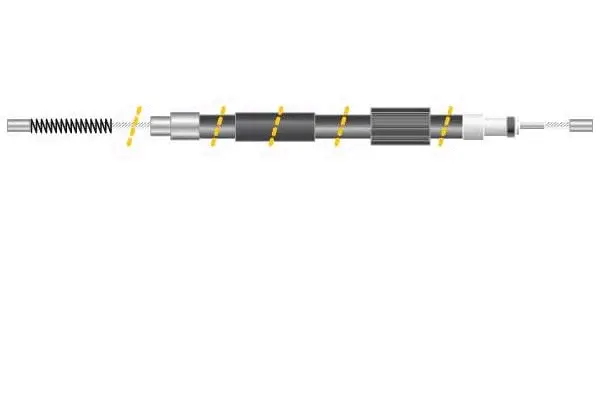 Cable Pull, parking brake (CF5075)