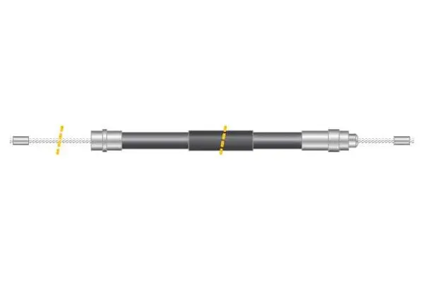 Cable Pull, parking brake (CF5398)