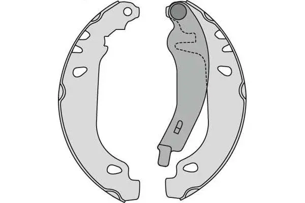 Brake Shoe Set (M631)