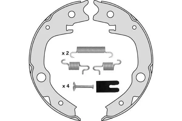 Brake Shoe Set, parking brake (M840R)
