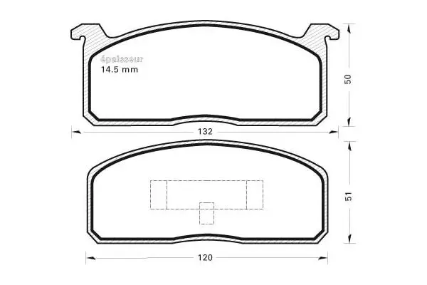 Brake Pad Set, disc brake (21)