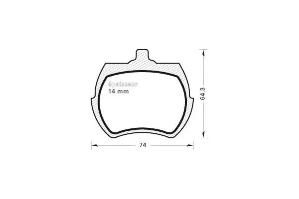 Brake Pad Set, disc brake (17)