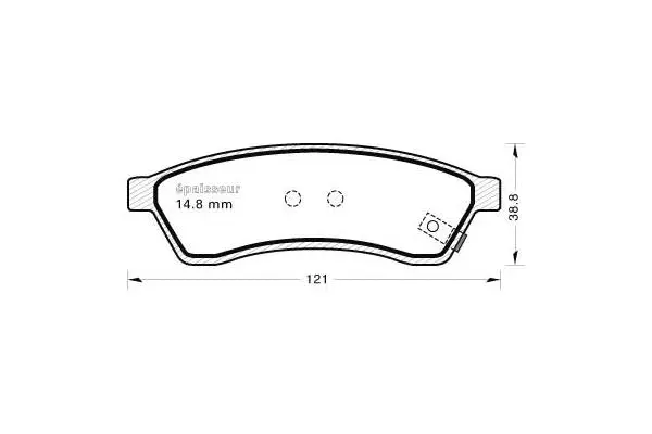 Brake Pad Set, disc brake (952)