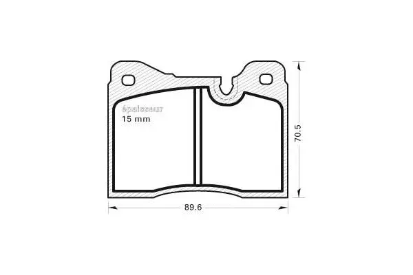 Brake Pad Set, disc brake (138)