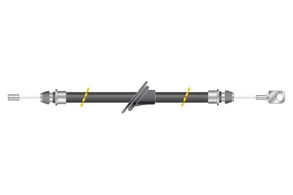 Cable Pull, parking brake (CF5725)
