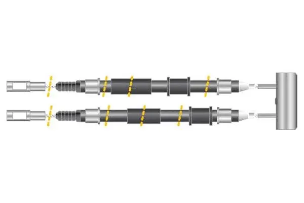Cable Pull, parking brake (CF5323)