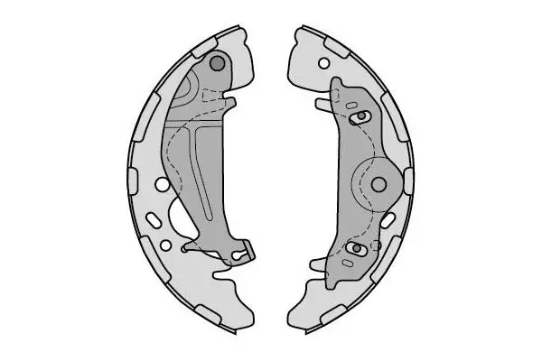 Brake Shoe Set (M966)