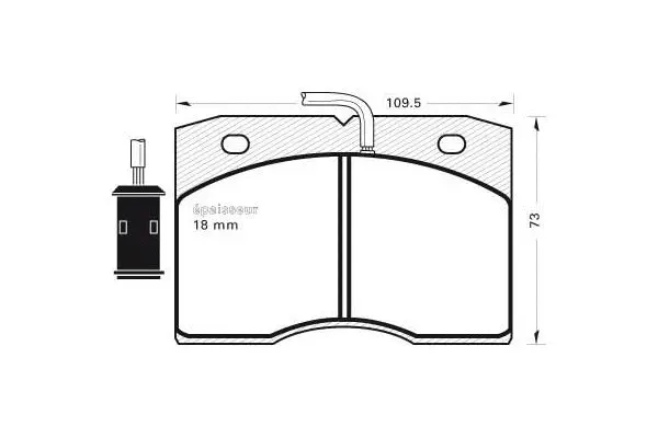 Brake Pad Set, disc brake (268)