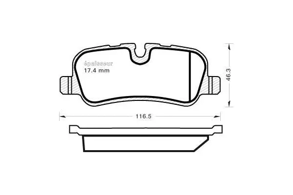 Brake Pad Set, disc brake (804)