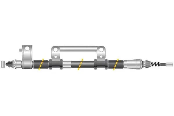 Cable Pull, parking brake (CF6123)