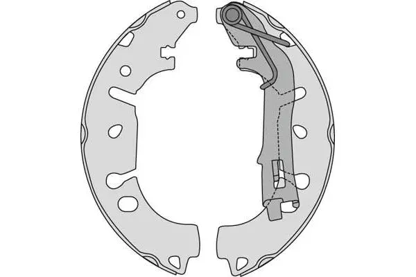 Brake Shoe Set (M842)