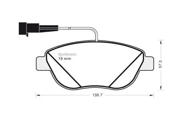 Brake Pad Set, disc brake (1064)