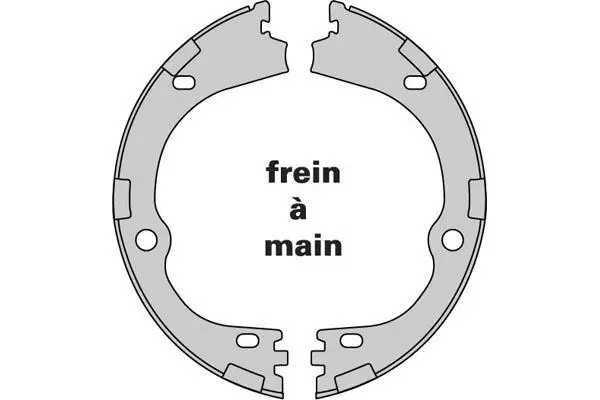 Brake Shoe Set, parking brake (M976)