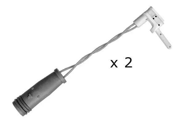 Warning Contact, brake pad wear (TU134)