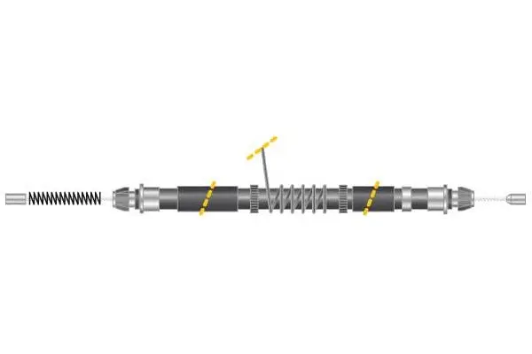 Cable Pull, parking brake (CF5934)